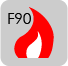F90 Fire rated loft ladder. 90 minutes from below. F90 Fire rated loft ladder. 90 minutes from below.