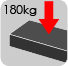 Load rating of 180kg per tread