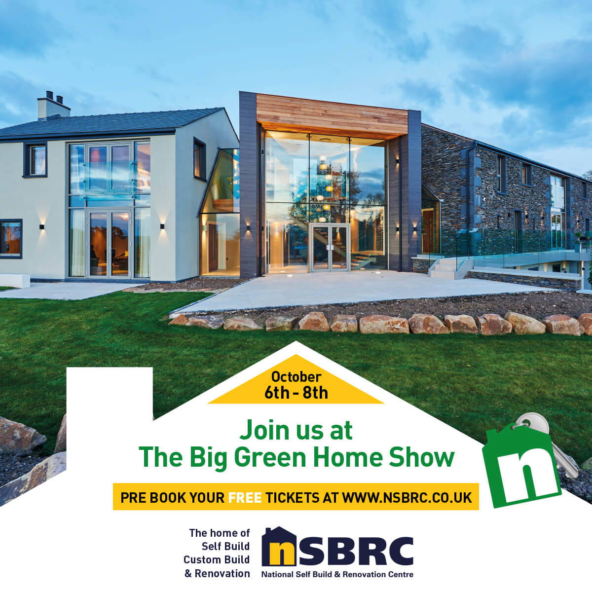 The Big Green Home Show 2017. Visit Premier Loft Ladders on stand 168