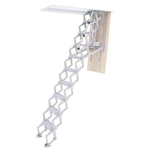 Supreme Electric heavy duty loft ladder with insulated loft hatch. Premier Loft ladders