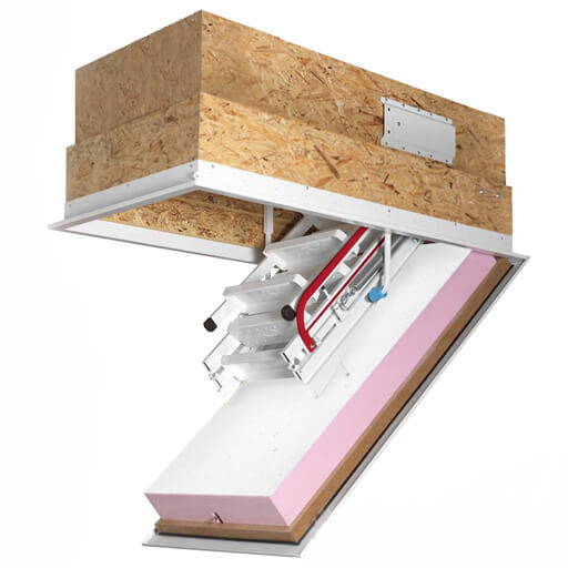 Highly insulated loft ladder and hatch for residential and domestic passivhaus applications Highly insulated loft ladder and hatch for residential and domestic passivhaus applications