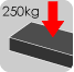 Load rating of 250kg per tread