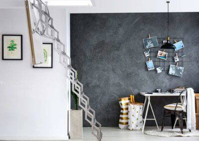 Ecco concertina loft ladder. Insulated and airtight hatch makes it ideal for use in a bedroom. Premier Loft Ladders