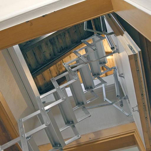 Ecco  steps up the challenge - Compact loft ladder with insulated loft hatch and concealed hinges