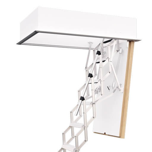 Fire rated 3m loft ladder for small openings. MiniLine available from Premier Loft Ladders Fire rated 3m loft ladder for small openings. MiniLine available from Premier Loft Ladders