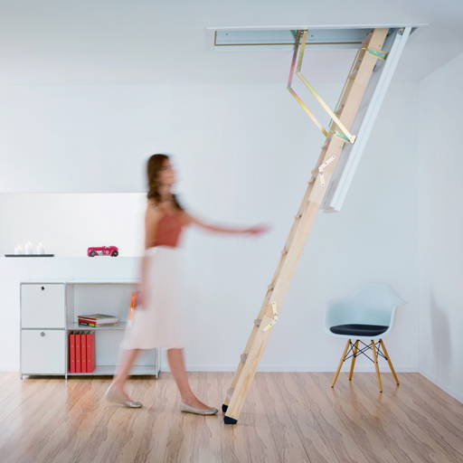 Cadet 3 wooden loft ladder and hatch for ceiling opening Cadet 3 wooden loft ladder and hatch for ceiling opening