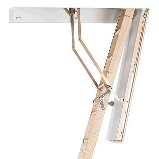 Designo high strength heavy duty wooden loft ladder. Premier Loft Ladders