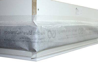 WDL sealing and insulation tape for an airtight connection between the loft ladder hatch box and the building