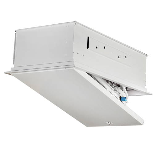 Eurostep loft ladder with fire-rated steel hatch box